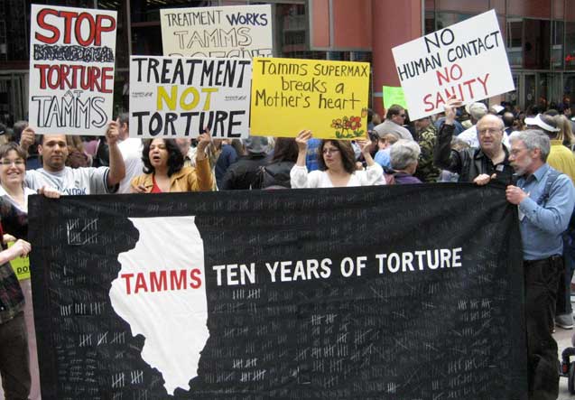 Tamms: Ten Years of Torture from the mental health rally
